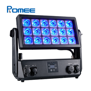 Lumière d'inondation de batterie sans fil imperméable extérieure de 18*20W RGBWA LED pour l'éclairage d'étape de spectacle de paysage d'événement de concert - Product Image 1