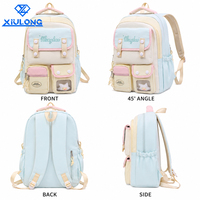 Ensemble de sacs à dos 2 pièces de haute qualité, directement de l'usine, pour adolescentes, esthétique rentrée scolaire, sac d'école 2 en 1