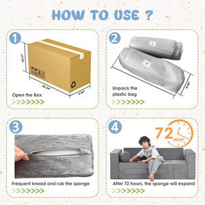 Jouets éducatifs pour enfants, blocs de construction souples en mousse, canapé jouet, aire de jeux intérieure pour l'apprentissage et le développement précoce - Product Image 3