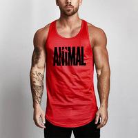 Lettre sans manches graphique gilet formation respirant blanc Polyester maille surdimensionné Fitness t-shirt pour hommes