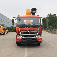 Nouvelle grue télescopique JIUBANG 10T sur châssis Foton Auman Planet, 250KN.m, hauteur 21m, moteur, roulement, pompe, boîte de vitesses