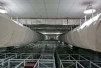 Conduit d'air industriel antibactérien SOX Tissu Conduit d'air souple Système de CVC pour la ventilation pharmaceutique des hôpitaux Rectangle flexible