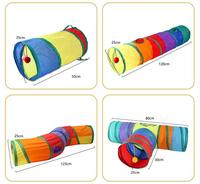 Túnel para Gatos Plegable Petop con Sonido de Papel Arrugado y Ventana de Mirilla, Túnel para Gatos para Ejercicio de Gatitos en Interiores