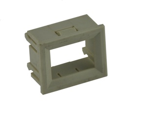 กล่องแสดงผลพลาสติก ABS รุ่น 27-25 สีเทาอ่อน 35x29 มม. สำหรับกล่องรวมสายไฟ - Product Image 1
