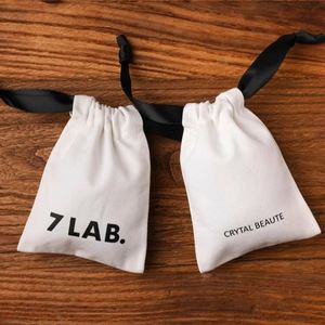 Wholesale Eco Muslin Cotton Gift Packaging Pouch Customized Logo and Size Organic Cotton <b>Drawstring</b> <b>Bag</b> - Product Image 3