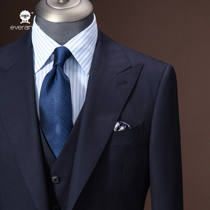 Abiti da <span class=keywords><strong>Uomo</strong></span> di Lusso <span class=keywords><strong>su</strong></span> <span class=keywords><strong>Misura</strong></span>, Stile Italiano Slim Fit in Lana Super 140'S, <span class=keywords><strong>Completi</strong></span> da Sposo per Matrimonio - Product Image 3
