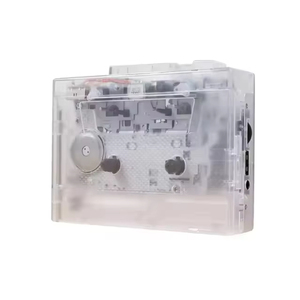 Reproductor de Casetes Transparente Retro Walkman con Auto Reverse, Grabador de Música Estéreo Portátil, Compatible con Tarjetas USB y TF, Convertidor de MP3 - Product Image 1