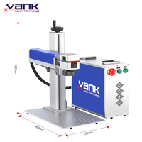 Mesin cetak penanda Laser serat Mopa 50W 70W 100W mesin ukir baja tahan karat tembaga emas logam Laser