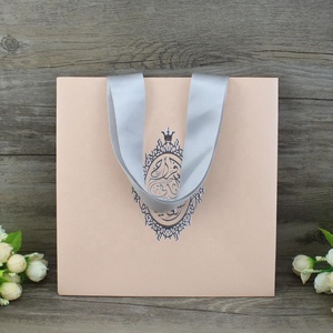 Customized <strong>Hand</strong> <strong>Made</strong> <strong>Paper</strong> Bag for Invitation Card Design <strong>Hand</strong> Bag for Marriage Craft - Product Image 2