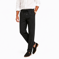 Pantalon en Lin et Coton Personnalisé pour Homme – Respirant, Taille Élastique avec Cordon de Serrage, Idéal Plage et Loisirs – Vente en Gros