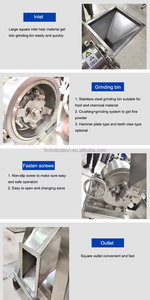 304 thép không gỉ đa chức năng nghiền thực phẩm mài máy Muối đường nghiền/bột mịn có thể loại bỏ bụi thiết bị - Product Image 6