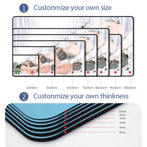 Tapis de bureau de <span class=keywords><strong>jeu</strong></span> personnalisé Sexy Anime XXL Tapis de table à sublimation dessin animé en caoutchouc noir Tapis de souris Anime Sexy unique - Product Image 5