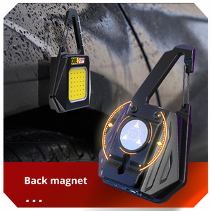 Lampe torche rechargeable COB à haute luminosité, super brillante, avec règle de mesure, aimant, clip et ouvre-bouteille - Product Image 3