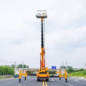 Camión de Trabajo Aéreo con Brazo Telescópico Hidráulico de 47 m, Plataforma Elevadora para Proyectos de Ingeniería en Altura - Product Image 4