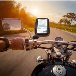 Support de téléphone portable pour <span class=keywords><strong>moto</strong></span> et vélo, sac étanche en plastique, fixation universelle pour guidon, compatible avec tous les smartphones - Product Image 6