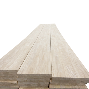 Panneau de bois de caoutchouc laminé à jointures à doigts, face A avec colle F4 Star, humidité de 8 à 12 % pour projets de menuiserie professionnelle - Product Image 1