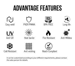 Tl2565 triển lãm lớn PVC tráng bạt thể thao cơ sở công nghiệp vải với trượt mái hiên cho màng cấu trúc - Product Image 5