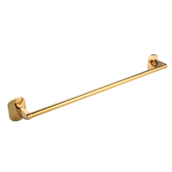Wall Mount Stainless Steel Gold Towel Holder Single Towel Bars Set
