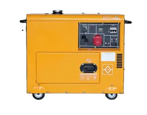 Hot Sale Generator 5.5KVA 5.5KW 5500W Silent Diesel Generator
