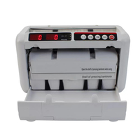 Compteur d'argent portable K-1000 Mini compteur de billets avec affichage à LED Machine de comptage d'argent