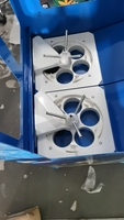 Distributeur automatique de capsules doubles - Grande capacité (800-900) en métal et plastique bleu, pour balles de 25-65 mm