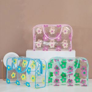 Bolsa de Aseo Transparente BSCI Factory bscl, Bolsa de Maquillaje con Estampado, Impermeable, Portátil, de Gran Capacidad, Bolsa de Cosméticos de Viaje - Product Image 1