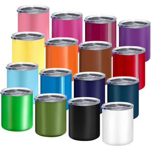 16 Color Stainless Steel Tumbler with Lid Vacuum Insulated <b>Cold</b> <b>Cup</b> Double Wall Travel Mug for Coffee Tea - Product Image 1