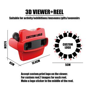 공장 OEM 3D 스테레오 릴 뷰어 4가지 스타일 어린이 조기 학습 시각 교육용 뷰파인더 마스터 교육용 키즈 토이 - Product Image 3