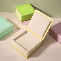 Individuelles Logo Modische Magnetische Schmuckbox Vintage Goldfolien-Rahmen Buchstil Geschenkbox Halsketten-Zubehör Verpackungsbox
