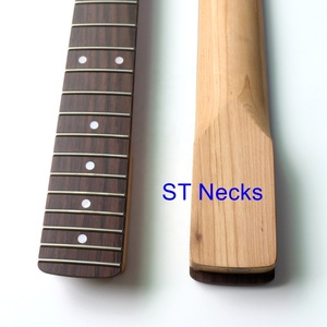 Mástil de guitarra eléctrica TL/ST de arce tostado sin terminar de 25.5 pulgadas con 22 trastes y diapasón de palisandro - Product Image 4
