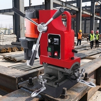 Machine de perçage et de fraisage magnétique compacte et portable FDX30 à 6 axes, 220V, 1500W, 32000N, diamètre de perçage maximal de 50 mm Multi-angles pour l'acier