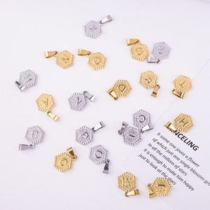Colgante de Acero Inoxidable con Letra Inglesa 26A, Accesorio Decorativo DIY, Colgante Personalizado - Product Image 3