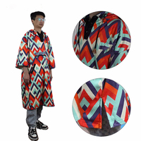 Poncho de surf en microfibre à capuche pour adultes personnalisé en gros Serviette de robe à capuche Poncho Serviette de plage