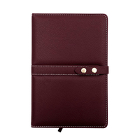Ensemble de papeterie en cuir PU personnalisé cahier journal pour cadeau avec stylo cahier de journal démontable ligné