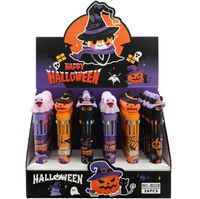Stylo à bille d'Halloween à dix couleurs, thème citrouille et fantôme de dessin animé, stylo de festival, matériel de journalisation pour étudiants, stylo de couleur