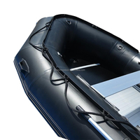 Bateaux à rames de pêche gonflables, ponton pliant en PVC à plancher en alliage d'aluminium, OEM et ODM
