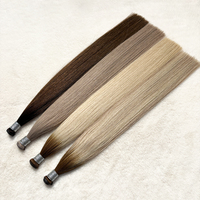 Extensions de cheveux humains vierges Remy de qualité supérieure, invisibles, ultra plates, découpables, double épaisseur, Genius Weft, sans couture