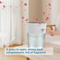 Humidificateur à brume froide par évaporation pour chambre de bébé, diffuseur d'arômes silencieux, capacité 3L, contrôle par hygromètre, pour hôtel et usage domestique