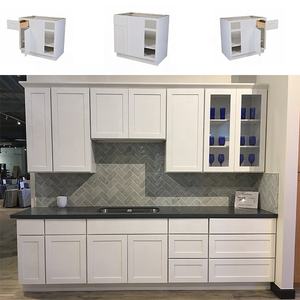 แบบครัวสำเร็จรูปสไตล์เชคเกอร์สีขาวแบบโมดูลาร์รุ่นใหม่จากจีน - Product Image 2