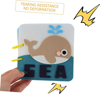 Livre d'activités Montessori personnalisé en feutre pour tout-petits, marque KEXU, écologique et silencieux, fabriqué sur mesure en usine