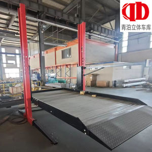 Ascenseur de stationnement à 2 colonnes, système hydraulique à deux poteaux avec dispositif de sécurité anti-chute, finition thermolaquée, couleurs personnalisables - Product Image 5