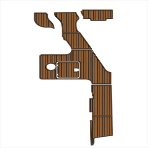 1996 Sunseeker Camargue 51 Cockpit Bateau EVA Mousse Faux Teck Pont Tapis De Sol Seadek MarineMat Gatorstep Style Auto-Adhésif - Product Image 1