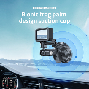 Soporte de Succión para Auto TELESIN, Plegable, de Aleación de Aluminio y TPU, con Rotación de 360 Grados, Diámetro de Vacío de 8.45 cm, para Cámaras de Acción <span class=keywords><strong>GoPro</strong></span> - Product Image 6