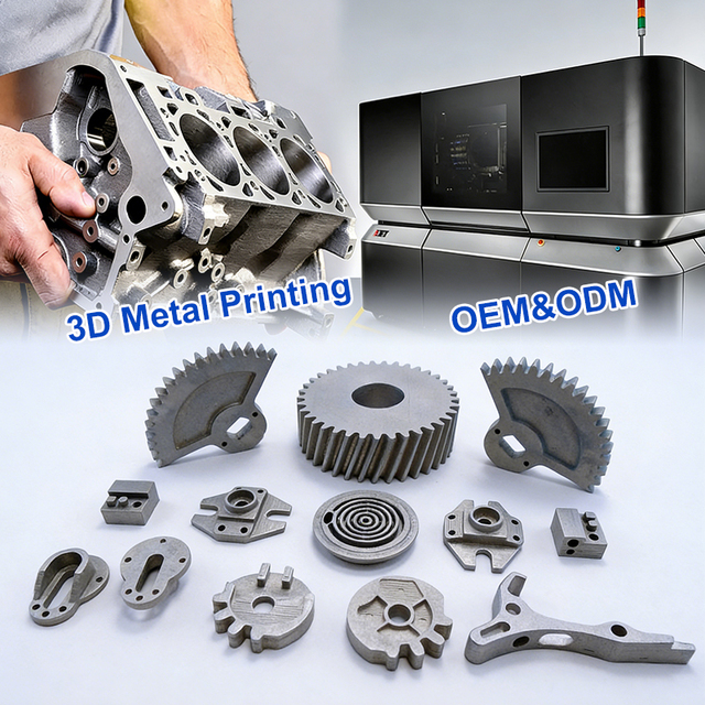 High Precision DMLS SLM 3D Metal Printing Stainless Steel Aluminum Alloy Functional Prototypes Tooling Custom Components Metal