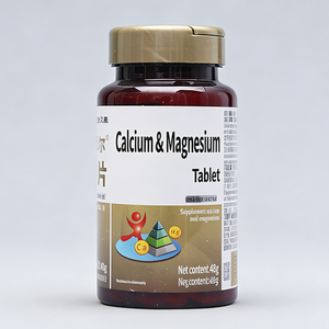Venta Directa de Fábrica: Suplemento de Calcio, Magnesio, <span class=keywords><strong>Zinc</strong></span> y Vitamina D3, 60 Tabletas, Exportación Internacional, OEM - Product Image 1
