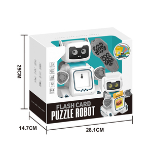 Robot intelligent RC pour l'éducation précoce, machine à cartes flash parlante, robot programmable télécommandé pour enfants, jouet éducatif - Product Image 6