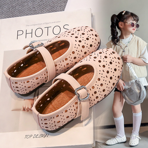 Chaussures pour bébé en cuir simple de haute qualité, chaussures décontractées pour filles, chaussures pour enfants, vente chaude - Product Image 3