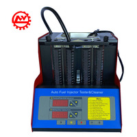 Máquina Ultrasónica para Limpieza y Prueba de Inyectores para Motores de Gasolina de 4 Cilindros de Coches y Motocicletas, Herramienta de Diagnóstico Automotriz 220V 110V