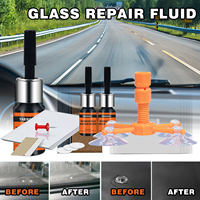 Kit de Reparación de Parabrisas YABIKORA, Resina para Reparar Vidrio de Auto, Kit de Reparación de Grietas y Roturas, Fluido para Reparar Roturas en Forma de Estrella, Herramienta DIY