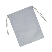 Al por mayor venta caliente tyvek blanco cordón bolsa de cuerda con tamaño personalizado